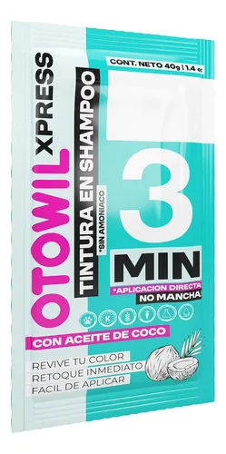 TINTURA EN SHAMPOO OTOWIL COLOR CASTAÑO
